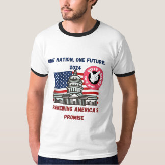 USA Val 2024 Trådlösa Charger T Shirt