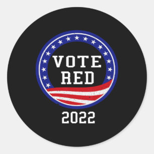 Usa-valet 2022 Republikanpartiet Supporter Rösta Runt Klistermärke