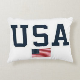 USA varsity letters American Flag Gym Sports Prydnadskudde