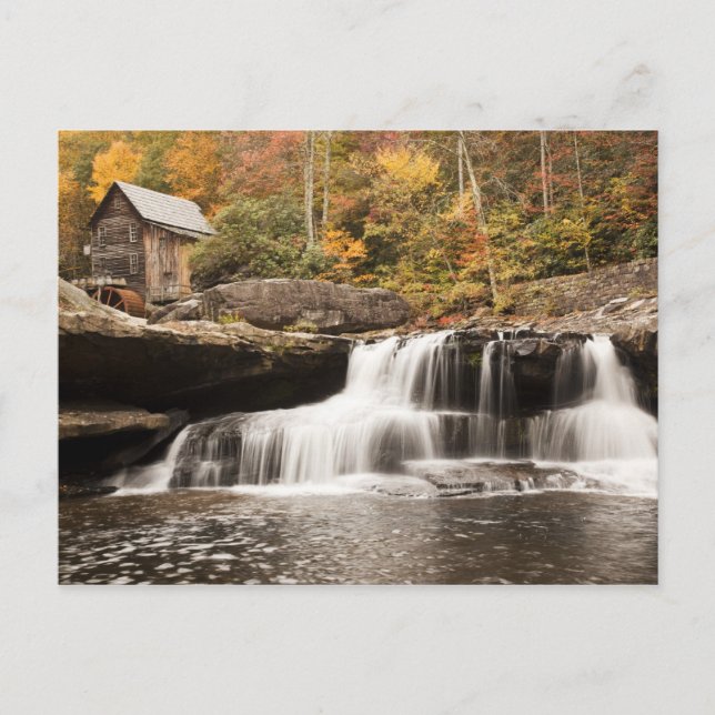 USA, Väster Virginia, Clifftop. Babcock State Vykort (Framsida)