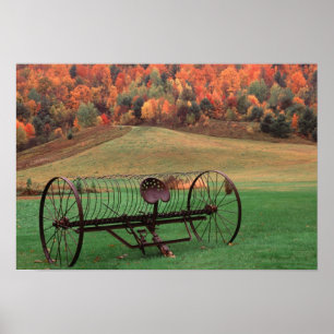USA, Vermont, Gård. Poster