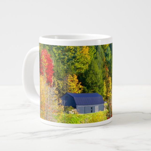 USA, Vermont. Höstfärger längs Highway 100. Jumbo Mugg (Framsida vänster)