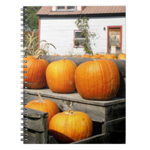 USA, Vermont. Pumpa Anteckningsbok Med Spiral