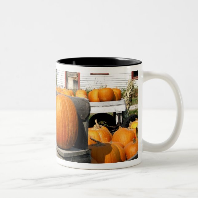 USA, Vermont. Pumpa Två-Tonad Mugg (Höger)