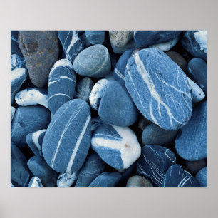 USA, Vermont, Sjö Chamlie, Stones Poster