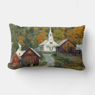 USA, Vermont, Waits River. Höstfärger tillför Lumbarkudde