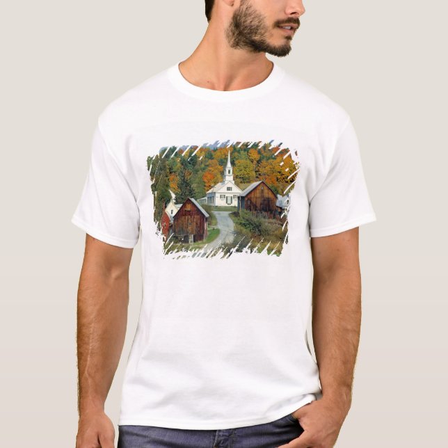USA, Vermont, Waits River. Höstfärger tillför Tee (Framsida)