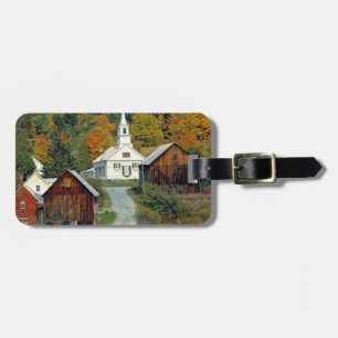 USA, Vermont, Waits River. Höstlövverk tillför Bagagebricka
