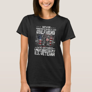 USA Veteran Flickväns T-shirts Veterans Day USA Pa