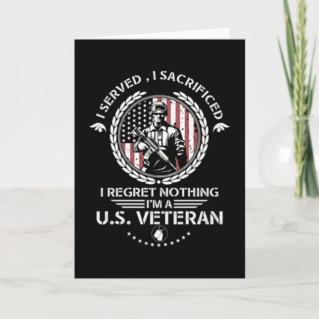 USA Veteran Kort (Framsida)