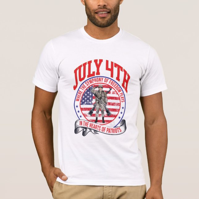 USA Veteran T-Shirt (Framsida)