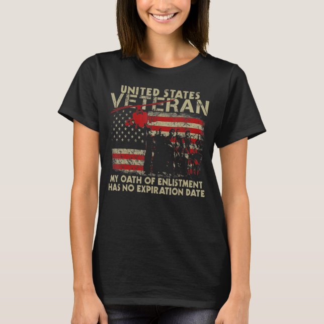 Usa Veteran T Shirt (Framsida)