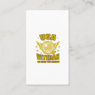 USA VETERAN VI KÄNNER DIG ALLTID. VISITKORT