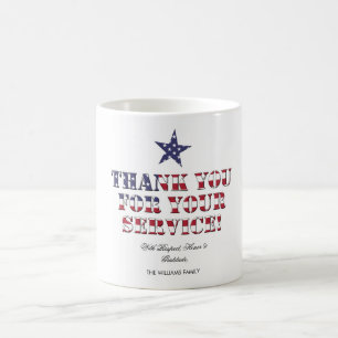 USA Veterans Tack för din tjänst Kaffemugg