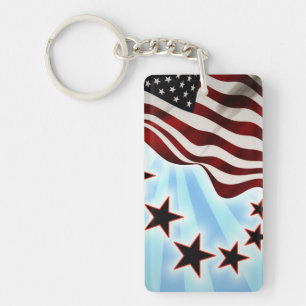 USA vinkar flagga