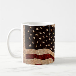 USA Vintage American Flagga Kaffemugg