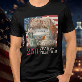 USA Vintage Amerikas Semikvinkentennial 250 År T Shirt