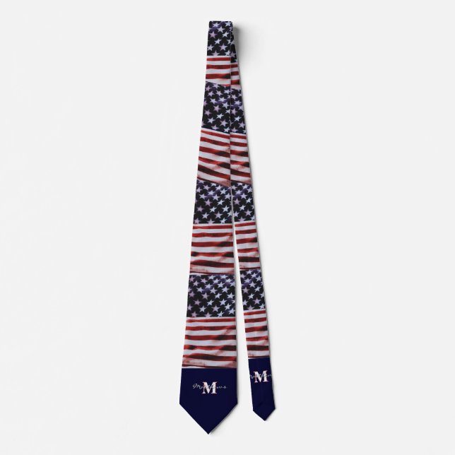 USA Vintage Flagga Patriotic juli4th Anpassningsba Slips (Framsida)