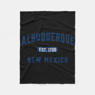 Usa Vintage Merch Souvenir Besök Albuquerque New M Fleecefilt