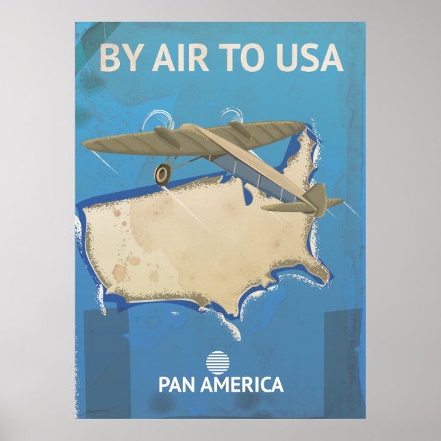 USA VINTAGE RESOR POSTER (Framsidan)