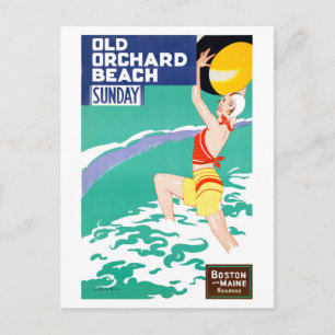 USA Vintage resor Poster återställd Vykort