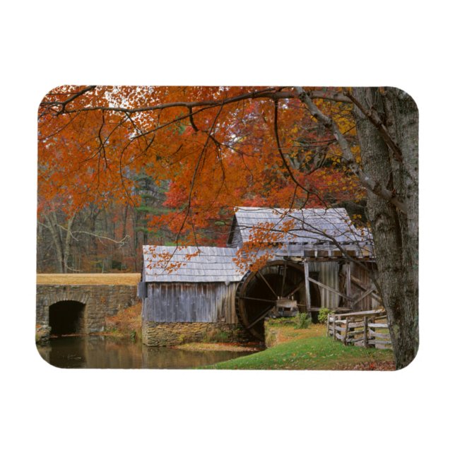 USA, Virginia, Blue Ridge Parkway, Höst Magnet (Horisontell)