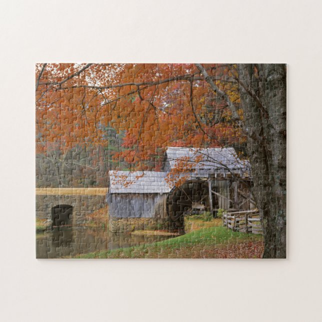 USA, Virginia, Blue Ridge Parkway, hösten Pussel (Horisontell)
