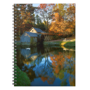 USA, Virginia, Blue Ridge Parkway, Mabry Mill Anteckningsbok