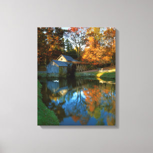 USA, Virginia, Blue Ridge Parkway, Mabry Mill Canvastryck