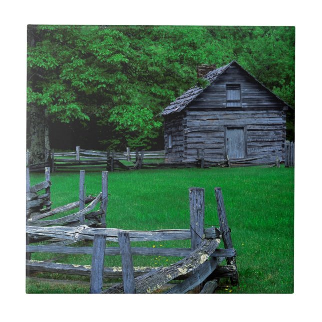 USA, Virginia, Blue Ridge Parkway, Puckett Kakelplatta (Framsidan)