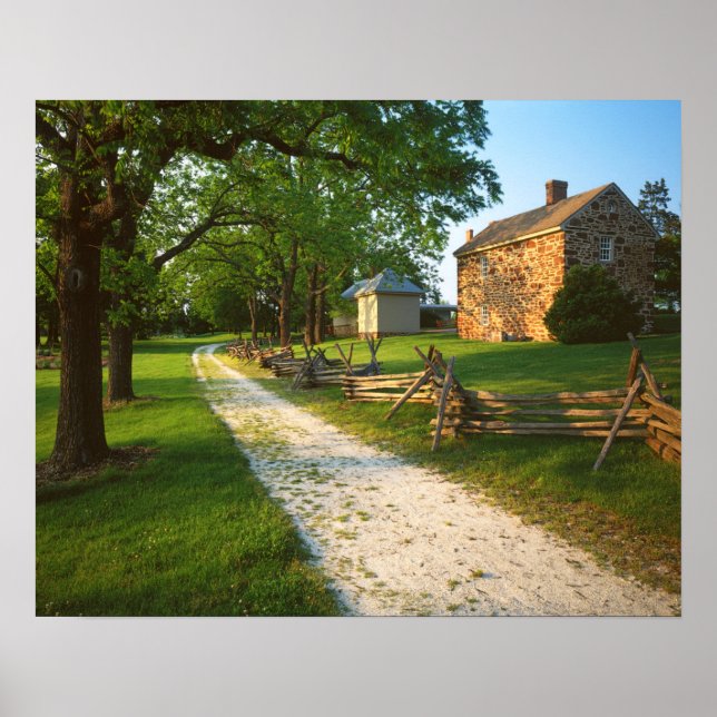 USA, Virginia, Fairfax County, Sully Plantation Poster (Framsidan)