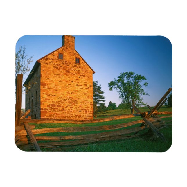 USA, Virginia, Manassas National Battlefield 2 Magnet (Horisontell)