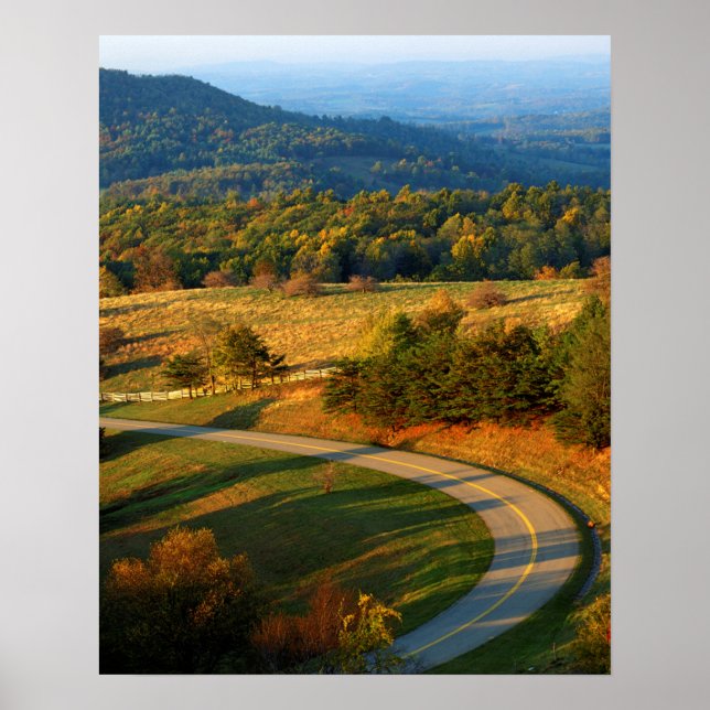 USA, Virginia, Patrick County, Blue Ridge Poster (Framsidan)
