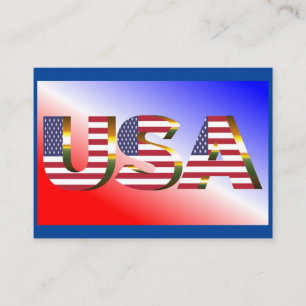 USA VISITKORT