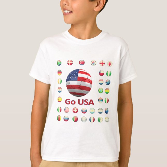 USA vm Sydafrika 2010 T Shirt (Framsida)