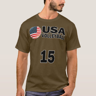 USA Volleyball 15 Tshirt Design T Shirt
