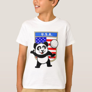USA volleybollPanda T-shirt