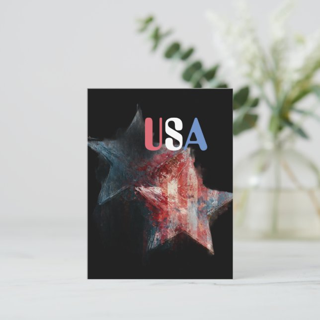 USA vykort (Stående Fram)