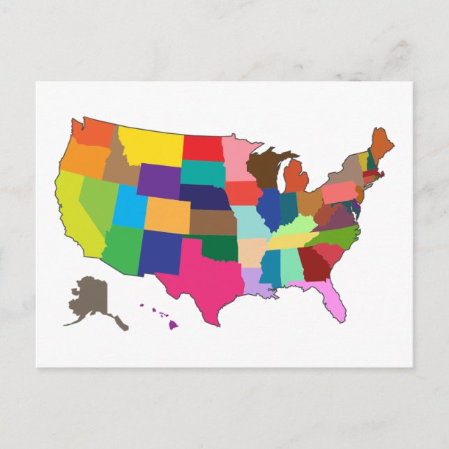 USA-vykort Vykort (Framsida)