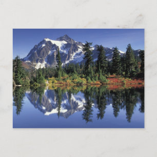 USA, WA, Heather Meadows RA. Shuksan på Vykort