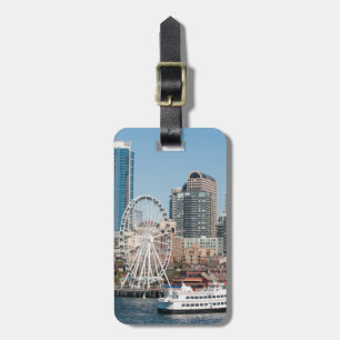 USA, Wa, Seattle. Argosy Harbour Cruise Boat Bagagebricka