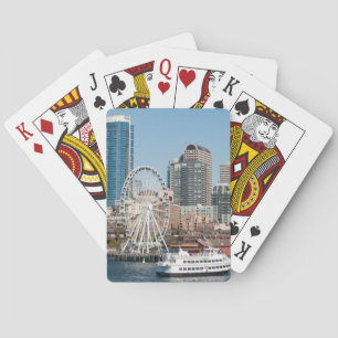 USA, Wa, Seattle. Argosy Harbour Cruise Boat Spel Kort