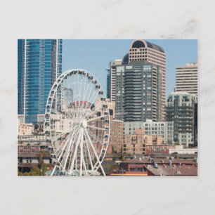USA, Wa, Seattle. Argosy Harbour Cruise Boat Vykort