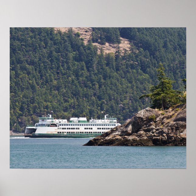 USA, WA. Washington State Ferries Poster (Framsidan)