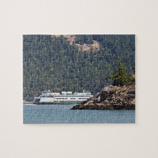 USA, WA. Washington State Ferries Pussel (Horisontell)