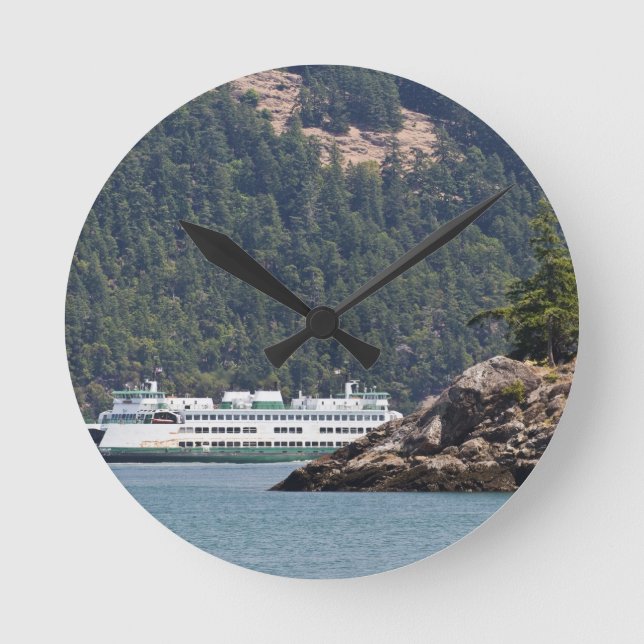 USA, WA.Washington State Ferries Rund Klocka (Framsida)