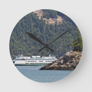 USA, WA.Washington State Ferries Rund Klocka