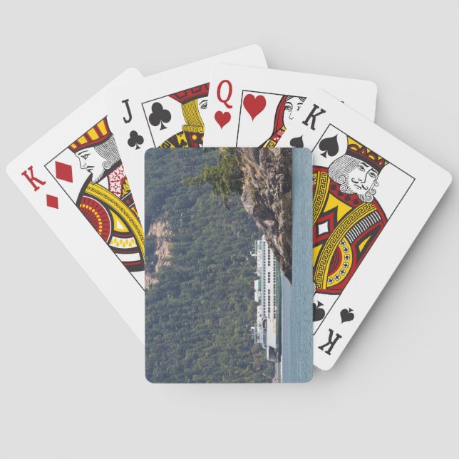 USA, WA. Washington State Ferries Spelkort (Baksidan)