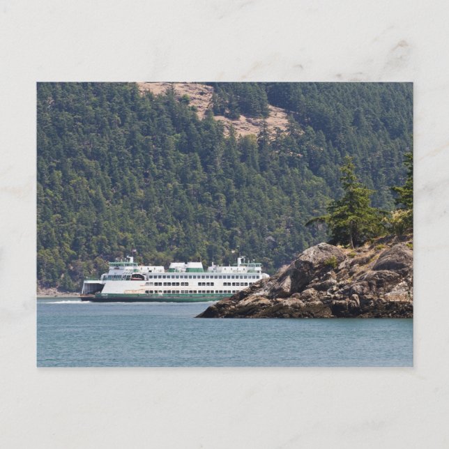 USA, WA. Washington State Ferries Vykort (Framsida)