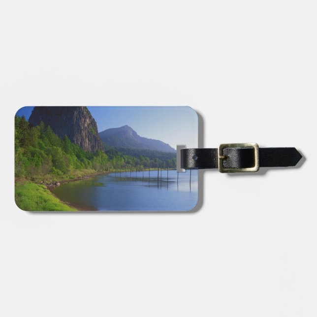 USA, Washington, Beacon Rock State Park, Beacon Bagagebricka (Horisontell Framsida)